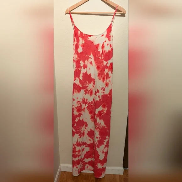 Thakoon Pink and White Tie-Dye Maxi Dress - Picture 4 of 6